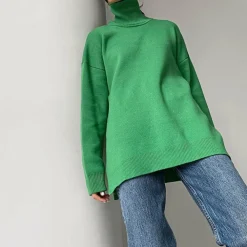 Truien & Vesten Dames*AALIYAH - Stijlvol zijsplit zomertrui