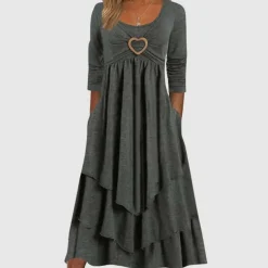 Jurken & Jumpsuits Dames*ABEBA - Casual lange zomerjurk