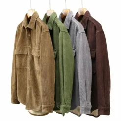 Shirts Heren*ABERNATHY - Luchtig corduroy zomershirt voor mannen