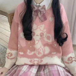 Truien & Vesten Dames*ADAH - Stijlvolle Zomerse Trui voor Dames Roze