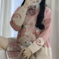 Truien & Vesten Dames*ADAH - Stijlvolle Zomerse Trui voor Dames Roze