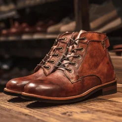 Schoenen Heren*Adalbert - Luxe Klassieke Herenlaarzen voor de Zomer
