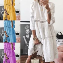 Jurken & Jumpsuits Dames*ADALINE - Comfortabele casual zomerjurk