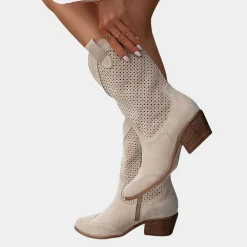 Damesschoenen*Ademende cowboylaarzen voor dames - Perfect voor de zomer