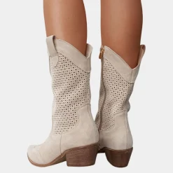 Damesschoenen*Ademende cowboylaarzen voor dames - Perfect voor de zomer