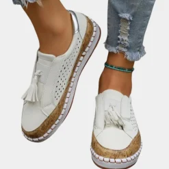 Damesschoenen*Ademende dames loafers voor de zomer