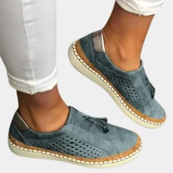 Damesschoenen*Ademende dames loafers voor de zomer