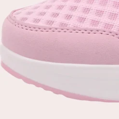 Damesschoenen*Ademende zomerse damessneakers met sleehak