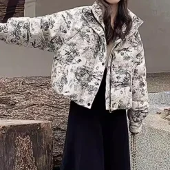 Jassen Dames*ADILA - Stijlvolle Winter Jas voor Dames Wit