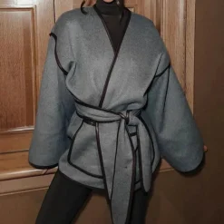 Jassen Dames*ADINA - Veelzijdige Zomerjas voor Dames Grijs