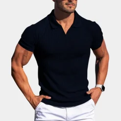 Shirts Heren*Adolf - Heren getailleerd poloshirt voor de zomer