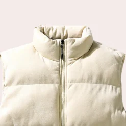 Truien & Vesten Heren*Adorjan - Lichte gewatteerde zomer vest voor heren