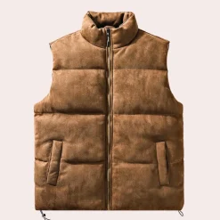 Truien & Vesten Heren*Adorjan - Lichte gewatteerde zomer vest voor heren