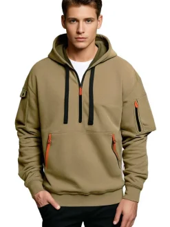 Truien & Vesten Heren*Adrianus - Herenhoodie met stijl en comfort voor de zomer