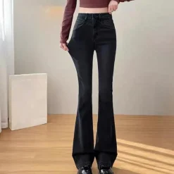 Broeken & Rokken Dames*AIJA - e wijduitlopende zomerbroeken voor dames Zwart