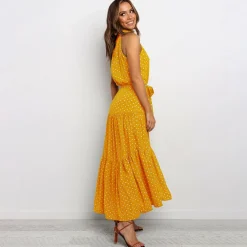 Jurken & Jumpsuits Dames*AIMEE - Elegante en stijlvolle lange zomerjurk