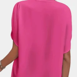 Blazers & Blouses Dames*Aiva - Dames zomerblouse met korte mouw