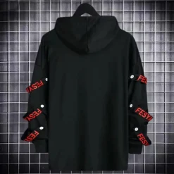 Jassen Heren*ALAN - Lichte Zomer Hoodie Jack voor Heren Zwart