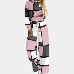 Sets Dames*Albin - Modieuze zomerse tweedelige set voor vrouwen Roze