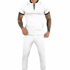 Sets Heren*ALEC - Slanke pasvorm casual set voor de zomer