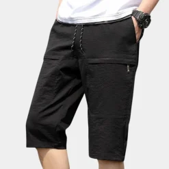 Broeken Heren*Aleksander - Stijlvolle Casual Heren Cargoshorts voor de Zomer