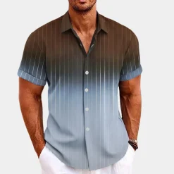 Shirts Heren*Alex - Stijlvol en ademend herenoverhemd voor de zomer