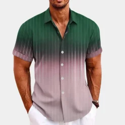 Shirts Heren*Alex - Stijlvol en ademend herenoverhemd voor de zomer