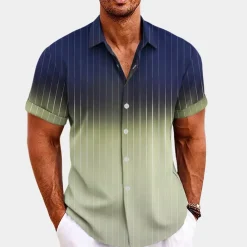 Shirts Heren*Alex - Stijlvol en ademend herenoverhemd voor de zomer