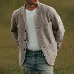 Truien & Vesten Heren*ALEXEI - Zomerse jacks met meerdere zakken