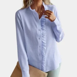 Blazers & Blouses Dames*Alicia - Stijlvolle en gestreepte lente- en zomerblouse