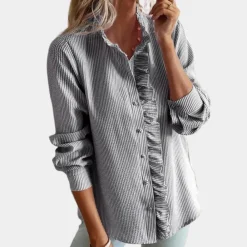 Blazers & Blouses Dames*Alicia - Stijlvolle en gestreepte lente- en zomerblouse