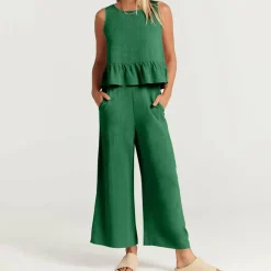 Sets Dames*ALINA - Tweedelige zomerjurk voor zonnige dagen