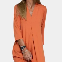 Jurken & Jumpsuits Dames*Aline - Stijlvolle lange damesjurk voor de zomer