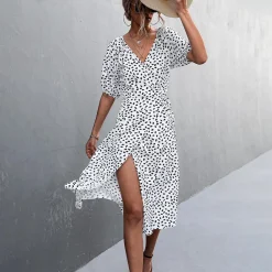 Jurken & Jumpsuits Dames*ALKMINI - Stijlvolle zomerse midi-jurk