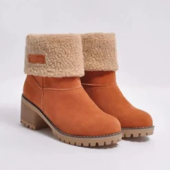 Damesschoenen*Allison - Trendy Korte Vrouwen Laarzen