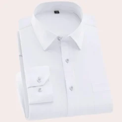 Shirts Heren*Alphonse - Klassiek kreukvrij zomer overhemd voor mannen