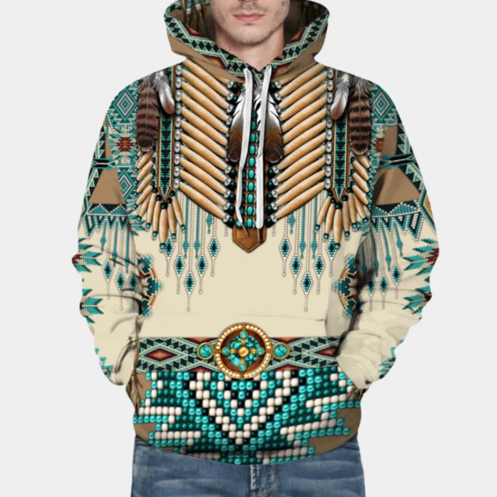 Jassen Heren*ALVARO - Comfortabele Bedrukte Zomer Hoodie voor Heren