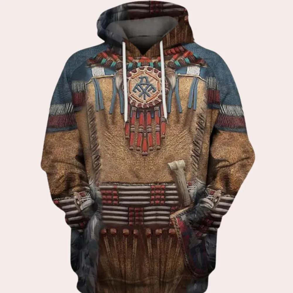 Jassen Heren*ALVARO - Comfortabele Bedrukte Zomer Hoodie voor Heren