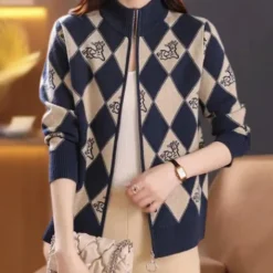 Truien & Vesten Dames*ALVIRA - Elegante Zomervest voor Dames Marineblauw