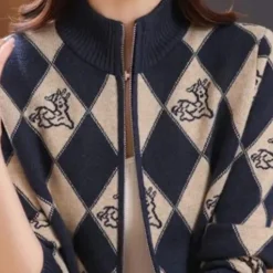 Truien & Vesten Dames*ALVIRA - Elegante Zomervest voor Dames Marineblauw