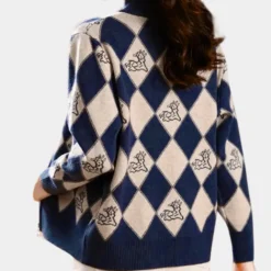 Truien & Vesten Dames*ALVIRA - Elegante Zomervest voor Dames Marineblauw