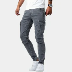 Broeken Heren*Amara - Stretch cargo herenbroek voor de zomer