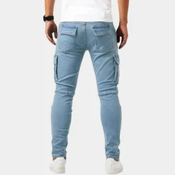 Broeken Heren*Amara - Stretch cargo herenbroek voor de zomer