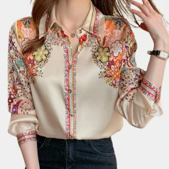 Blazers & Blouses Dames*Amber - Elegante damesblouse voor de zomer