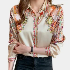 Blazers & Blouses Dames*Amber - Elegante damesblouse voor de zomer