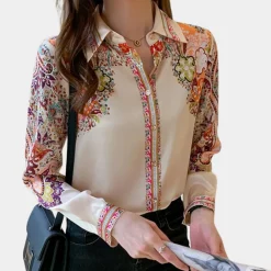 Blazers & Blouses Dames*Amber - Elegante damesblouse voor de zomer