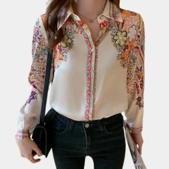 Blazers & Blouses Dames*Amber - Elegante damesblouse voor de zomer