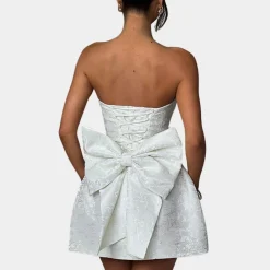 Jurken & Jumpsuits Dames*Amelia - Elegante strapless cocktailjurk voor dames - Perfect voor de Zomerfeesten