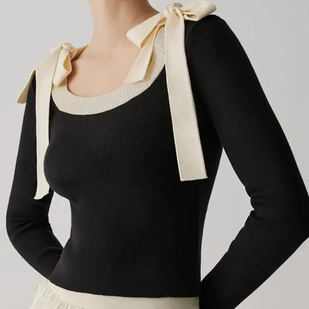 Truien & Vesten Dames*AMELIA - Elegante Zomerse Trui voor Dames Zwart