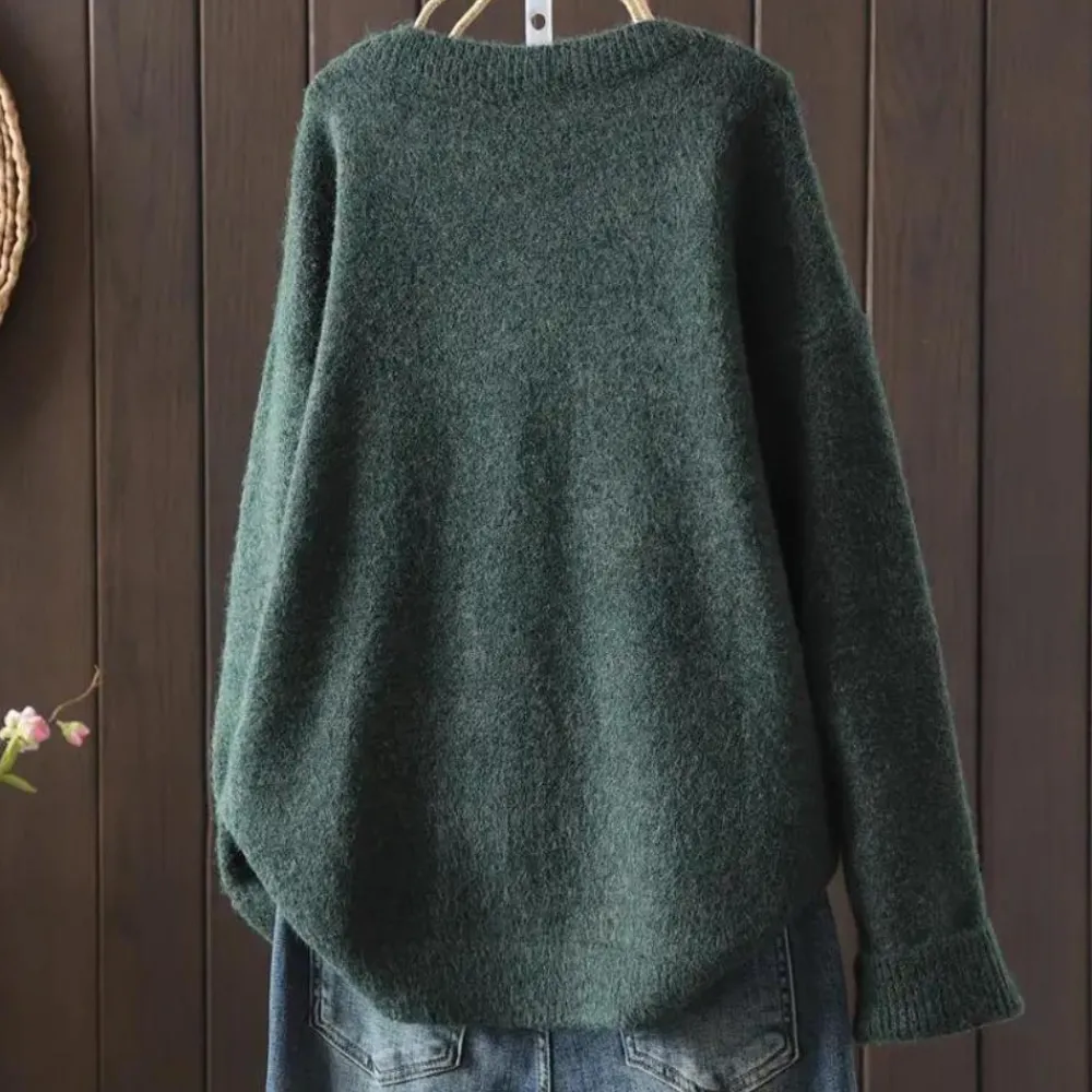 Truien & Vesten Dames*AMY - Modieus Gebloemd Zomervest voor Dames Donkergroen